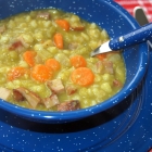 Split Pea Soup with Ham and Barley