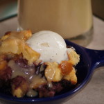 Blackberry Bread Pudding