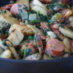Potato and Kielbasa Skillet