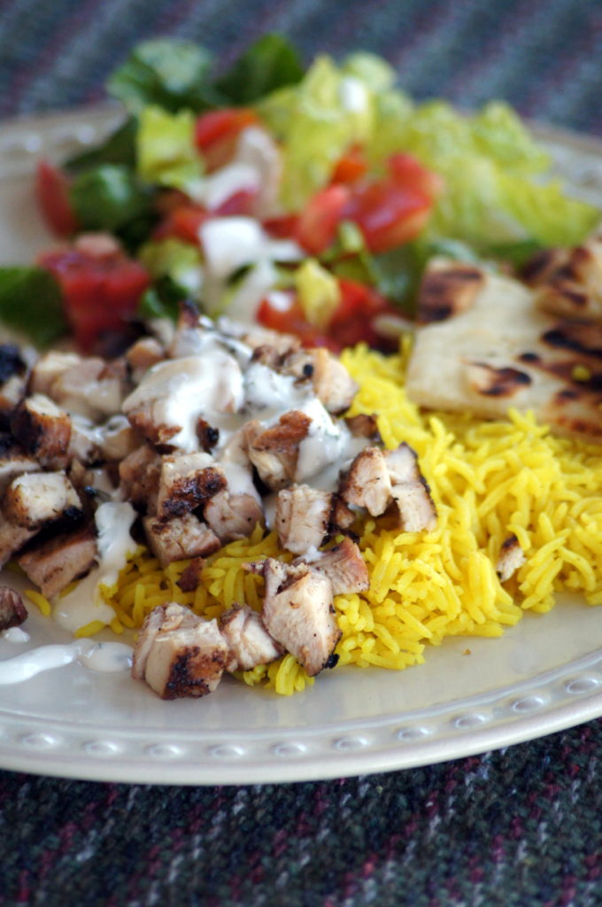 Indian Chicken with Yellow Rice from 3guysoutside.com