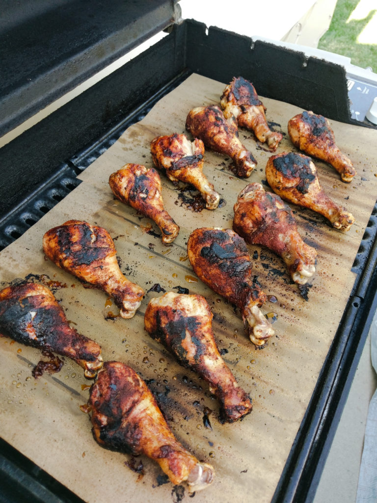 Grilled Chicken Legs 3guysoutside.com